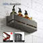Étagère de douche sans perçage (ensemble de 5 pièces - gris)-1452023496