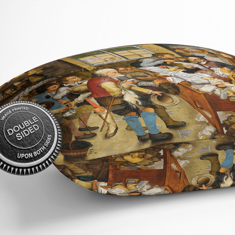 The Country Brawl Scatter Cushion, 55cm H x 55cm W x 20cm D