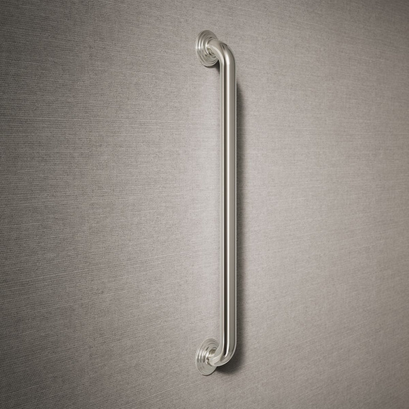 Traditional Grab Bar, Vibrant Polished Nickel, 18"W