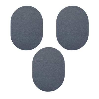 Furnish my Place Modern Indoor/Outdoor Commercial Solid Color Rug - Pet and Kids Friendly Rug, Stain Resistant, Floor Carpet for Living Room & Hallway, Wedding - Petrol Blue