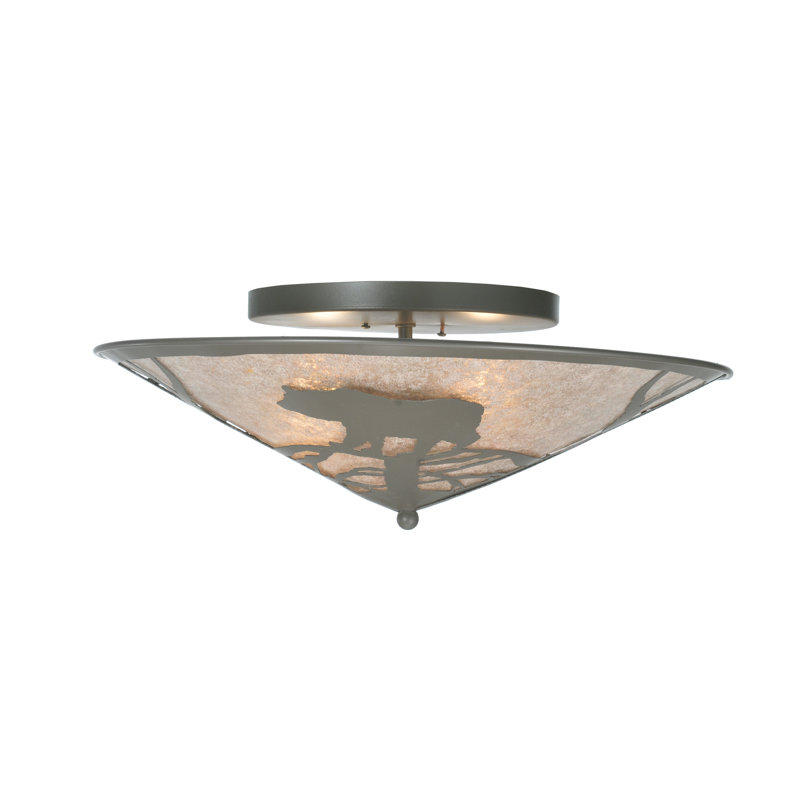 Rustic Lodge 2 - Light Flush Mount