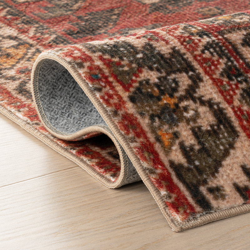 Tapis lavable Xavia Medallion, Rectangle 10 pi x 13 pi 6 po