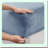 Plush Fleece Queen Bed Set - Baby Blue Flannel Sheets with Deep Pocket, 4-Piece Cozy Sheet Set including Fitted Sheet, Flat Sheet, and Pillowcase