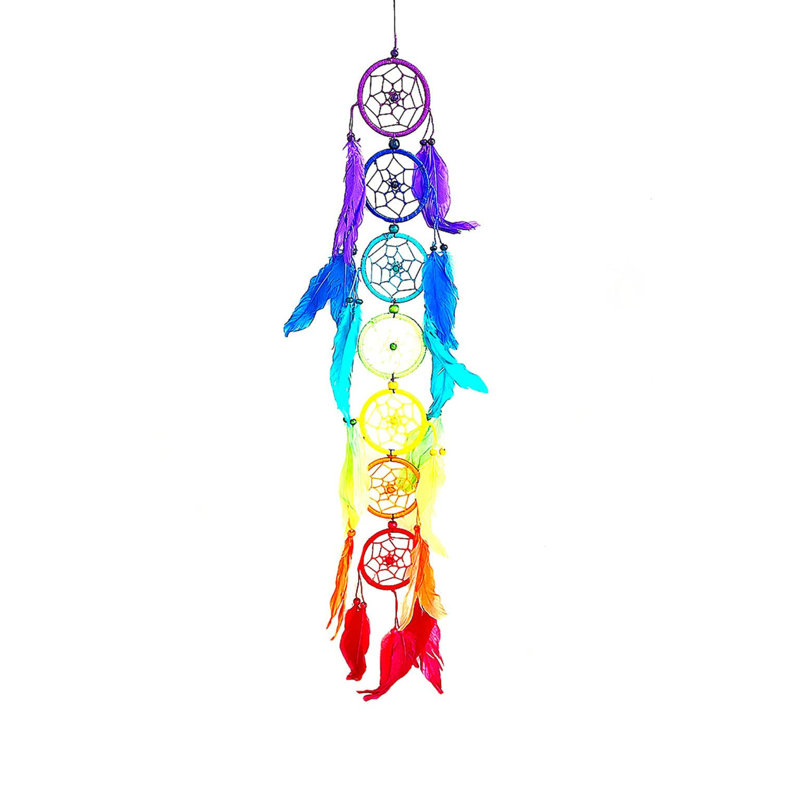 Rainbow Pride Chakra Dream Catcher 