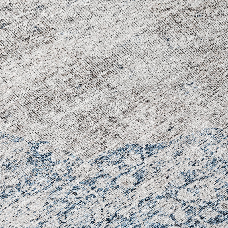 Tapis d'intérieur / extérieur bleu Sylvia , 10 pi x 14 pi