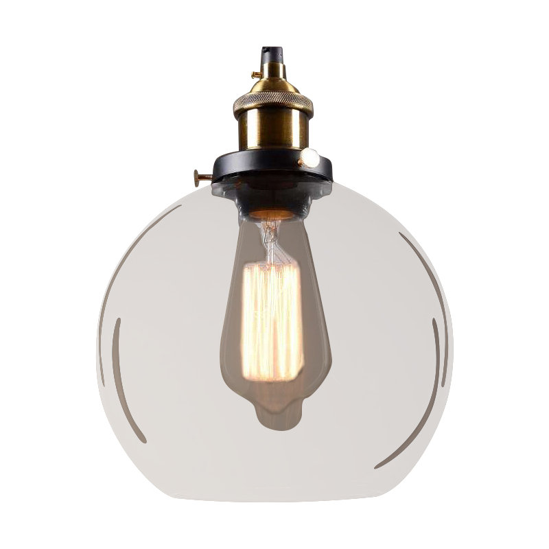 Luminaire sphère suspendu 1 lumières simple Stephania