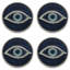 Evil Eye Pewter Round Coaster