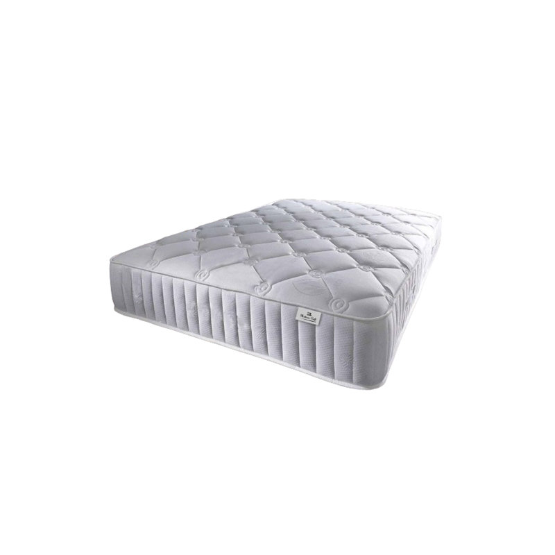 Rose Tile Pocket Sprung Mattress Text, Single (3')