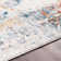 Tapis oriental gris clair / chameau / bleu Dier