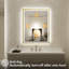 Miroir de salle de bain à DEL avec lumières, miroir de salle de bain éclairé à l'avant et à l'arrière avec anti-buée, miroirs muraux éclairés, température de 3 couleurs, à intensité variable-268698505-268698507