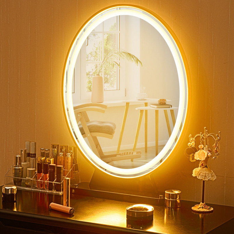 Miroir de maquillage lumineux Cevin Hollywood, Noir