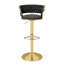 Swivel Faux Leather Bar Stool-955623300