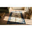 Tapis ivoire antique en laine