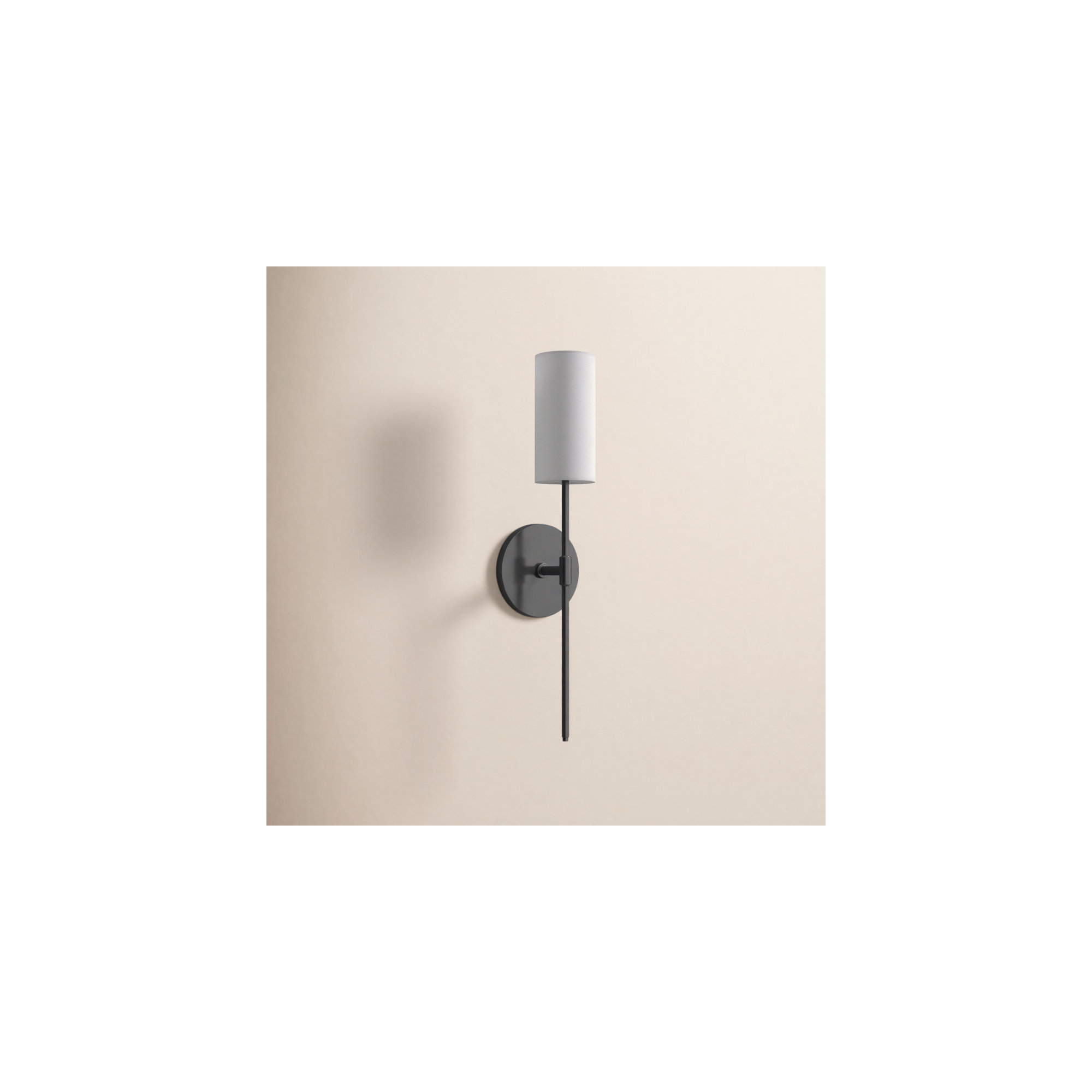 Single Light Dimmable Wallchiere, Old Bronze