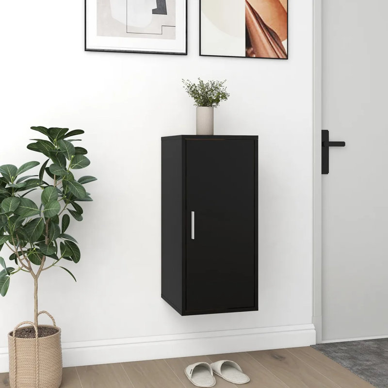 Shoe Cabinet 32x35x70 cm Engineered Wood, Black
