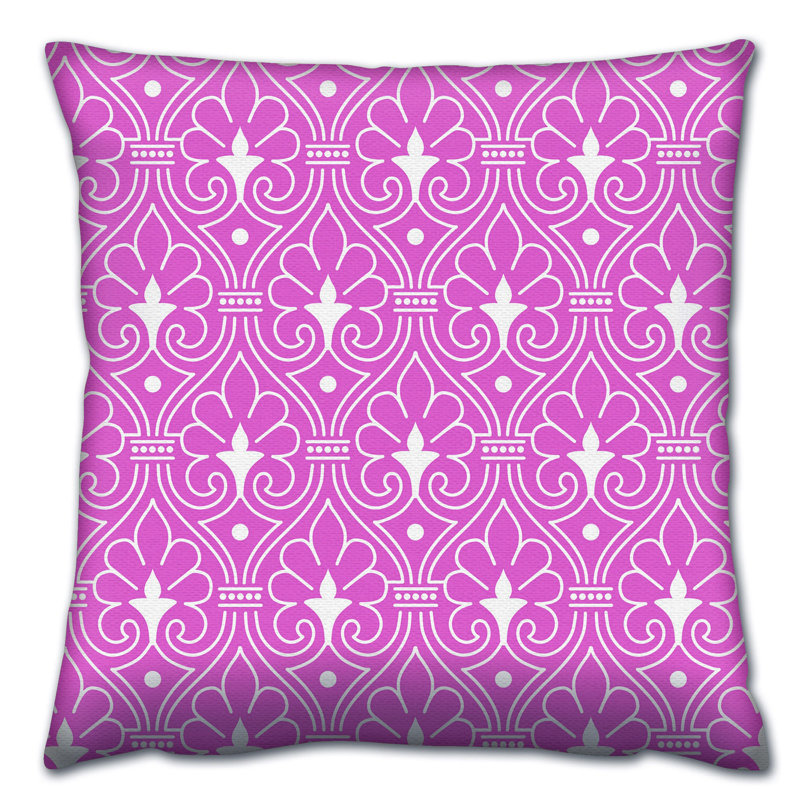 Premium Washable Cushion, 17.0 x 17.0 Inches, 50% Cotton / 50% Polyester, Silicone Filling, Concealed Zip | Soft, Comfortable & Ironable | Perfect for Home Decor, Living Room & Bedroom Accents