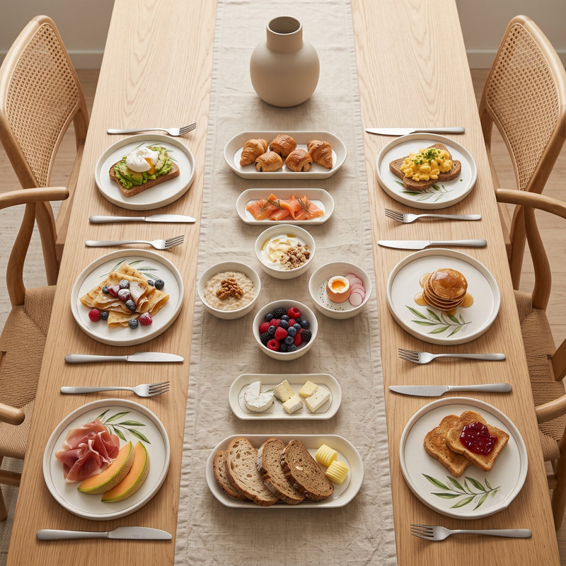 14- piece Ceramic Breakfast Tableware Set