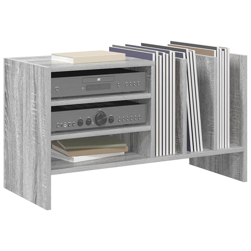 45cm H x 78.5cm W Bookcase, Grey Sonoma
