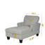 Chaise longue rembourrée-1687767585