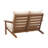 Outdoor Patio Loveseat Sofa, Patio Conversation Set For Garden Backyard Deck