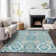 Machine Washable Indoor/Outdoor Chayden ACN1002 Teal