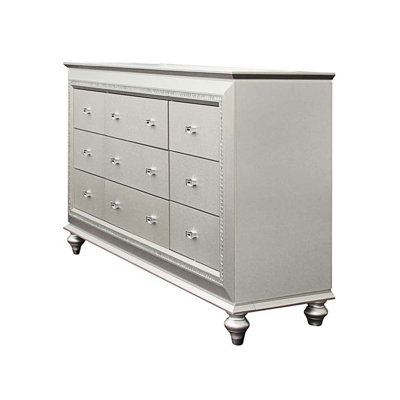 Commode Haymes, gris métallique