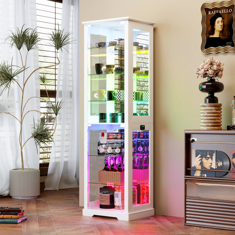 Display Cabinet, White