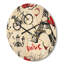 Horloge murale Paris Eiffel Hearts I-63893121