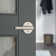 Milan Door Lever with Round Rosette