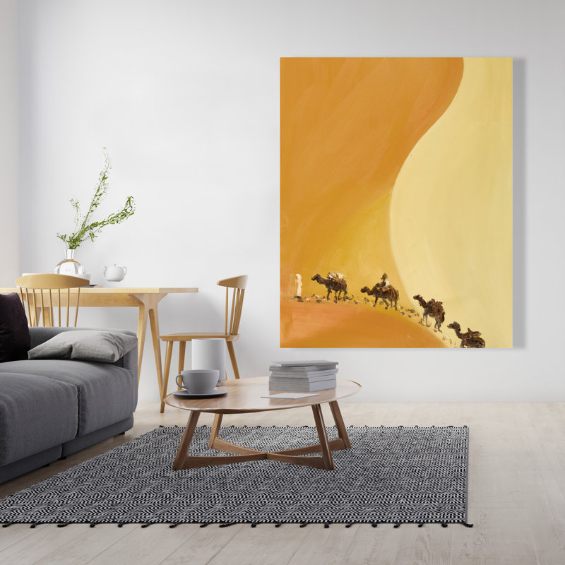 Art contemporain sur toile Sahara
