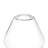1.6in Opening Pear Class Shade for Vanity Light Pendant Lighting