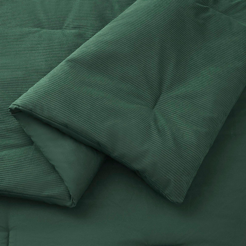 3 Pieces Full/Queen Comforter Set,Green, Green, Full/Queen Sheet Set + 2 Additional Pieces