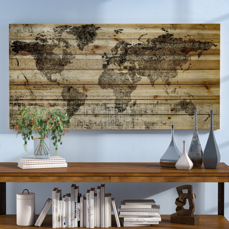 " Lost In The World " by Parvez Taj, 22.5" H x 45" W x 1.5" D