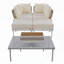 Ensemble de canapé de patio polyvalent 8 pièces avec matériaux de qualité supérieure pour profiter de l'extérieur-2121314224