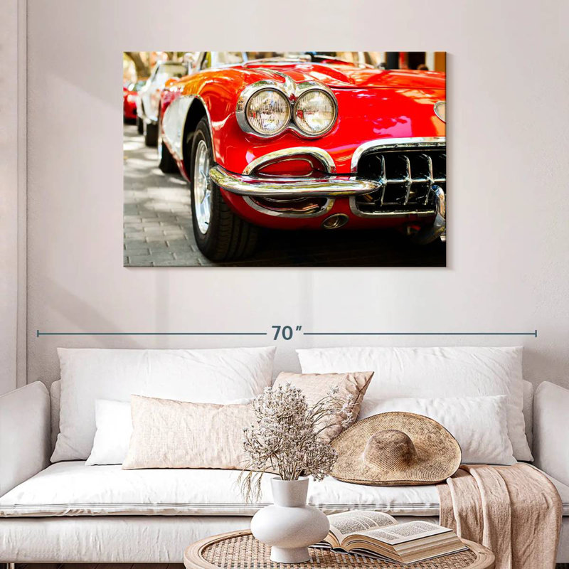 Voiture classique brillante Mehar, H 30 po x l 45 po