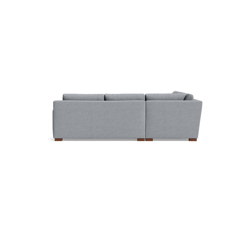 Catalina Sectional, Performance Weave - Zinc, Left Hand Facing