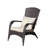 Patio Chair with Cushions(Beige Cushion)