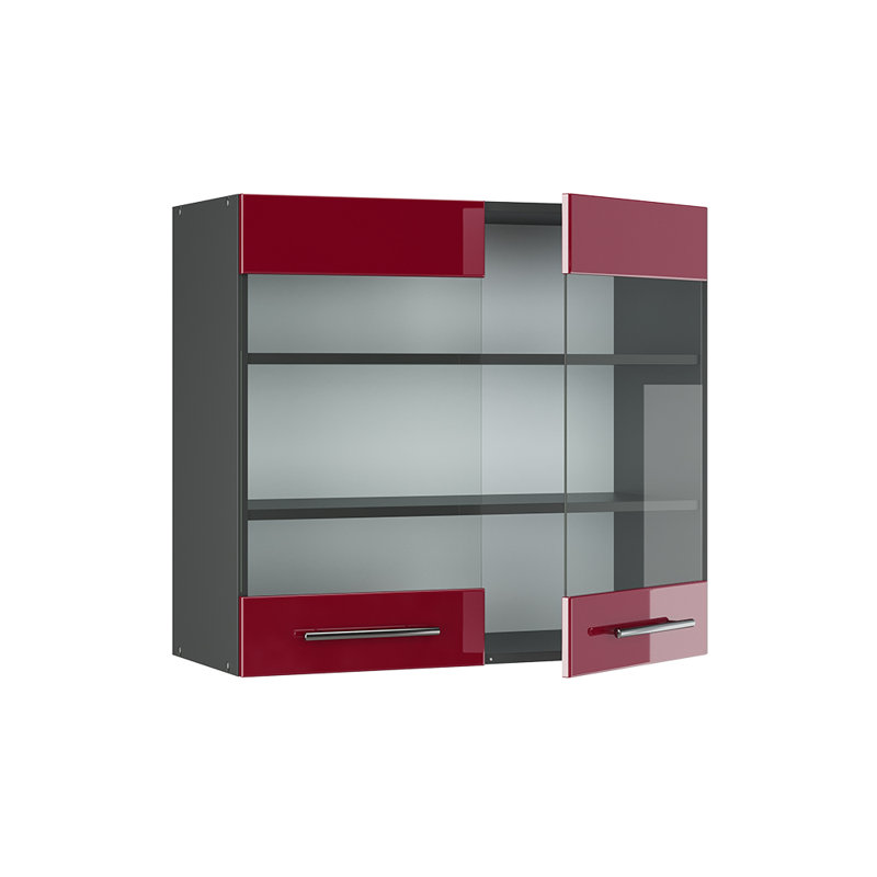 Kamouri Fame 228 + front white HGL, Red/Dark Grey