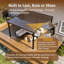 Pavillon de jardin 12 pi x 10 pi