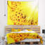 Tapisserie florale jaune vif-28488300