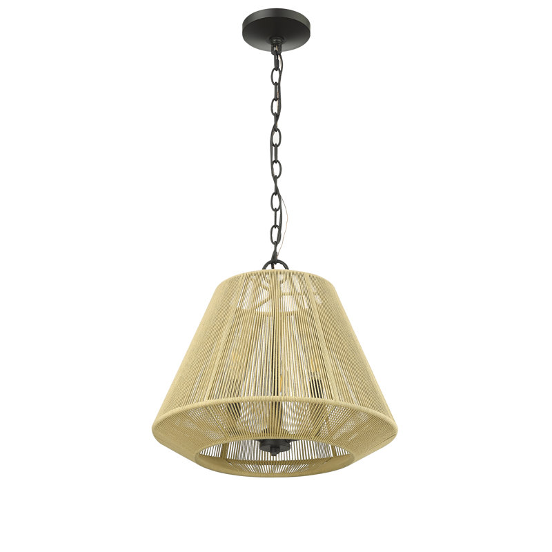 Kamekia 3 - Light Unique/Statement Pendant, Matte Black