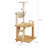 Wood Cat Tree Tower With Acrylic Hammock