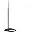 LAMPE DE STYLE À 5 CAPUCHONS H 84 po H ARGENTÉ (1PC / CTN) (2,24 / 33,97)-1549930439