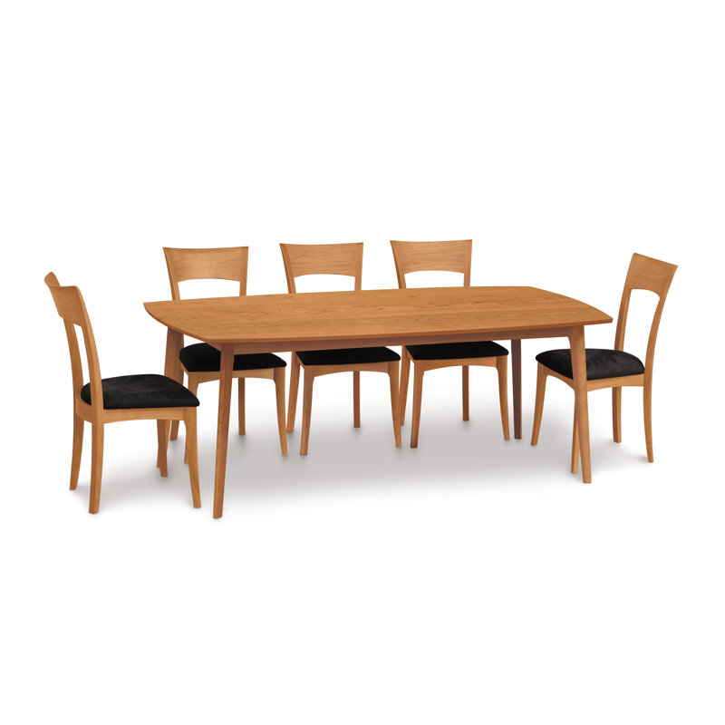 Catalina Fixed Top Table, Natural Cherry, 30" H x 40" L x 78" W