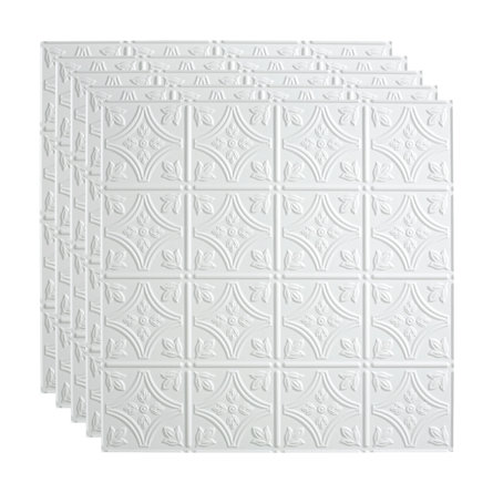 FASÄDE Traditional Style/Pattern 1 Decorative Vinyl 2ft x 2ft Lay in Ceiling Panel