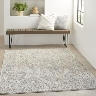 Tapis gris Farmhouse
