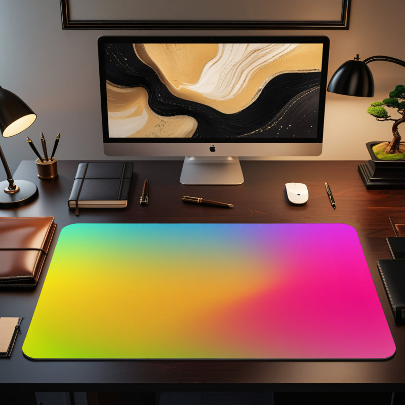 Polyester Desk Pad, 23.6x13.8