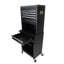 Armoire à outils sur roulettes, coffre à outils roulant verrouillable à 6 tiroirs avec 4 roues universelles, organisateur de rangement de boîte à outils détachable 2 en 1 pour atelier de réparation-2134468987