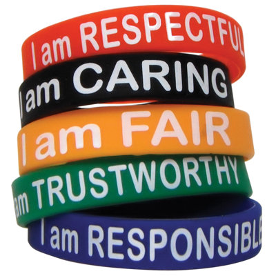 Paquet de bracelets de caractère