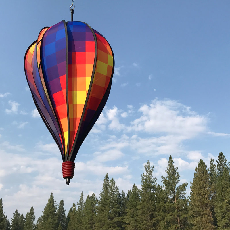 Rainbow Pixel 10 Panel Hot Air Balloon